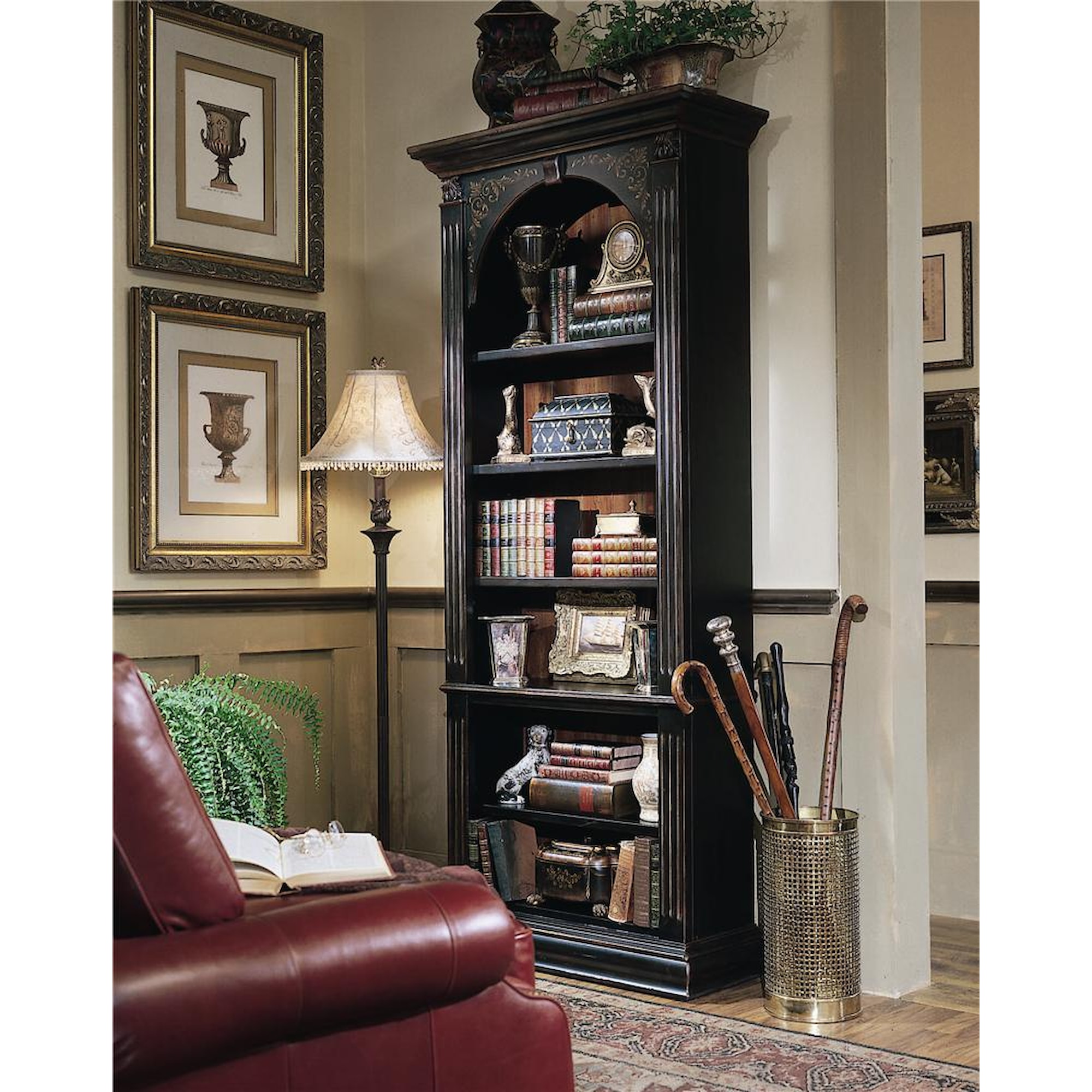 Hooker Furniture Accents 50050385 Bookcase Baer's Furniture Open Bookcases